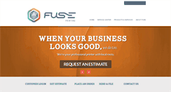 Desktop Screenshot of fuseprinting.com